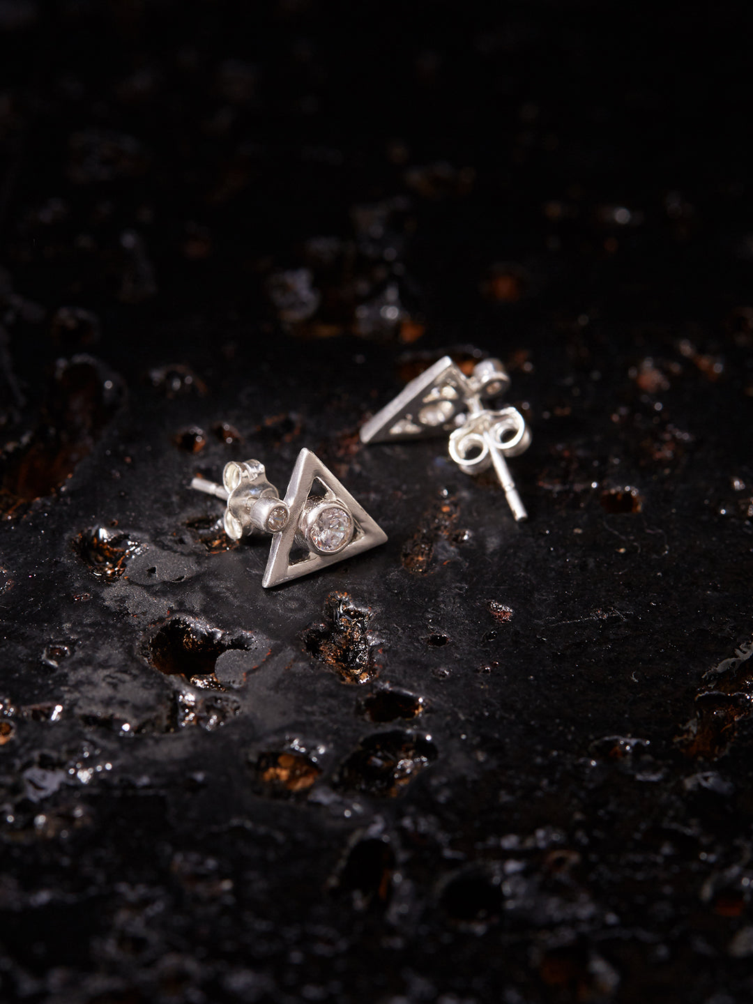 The Trinity stud earrings