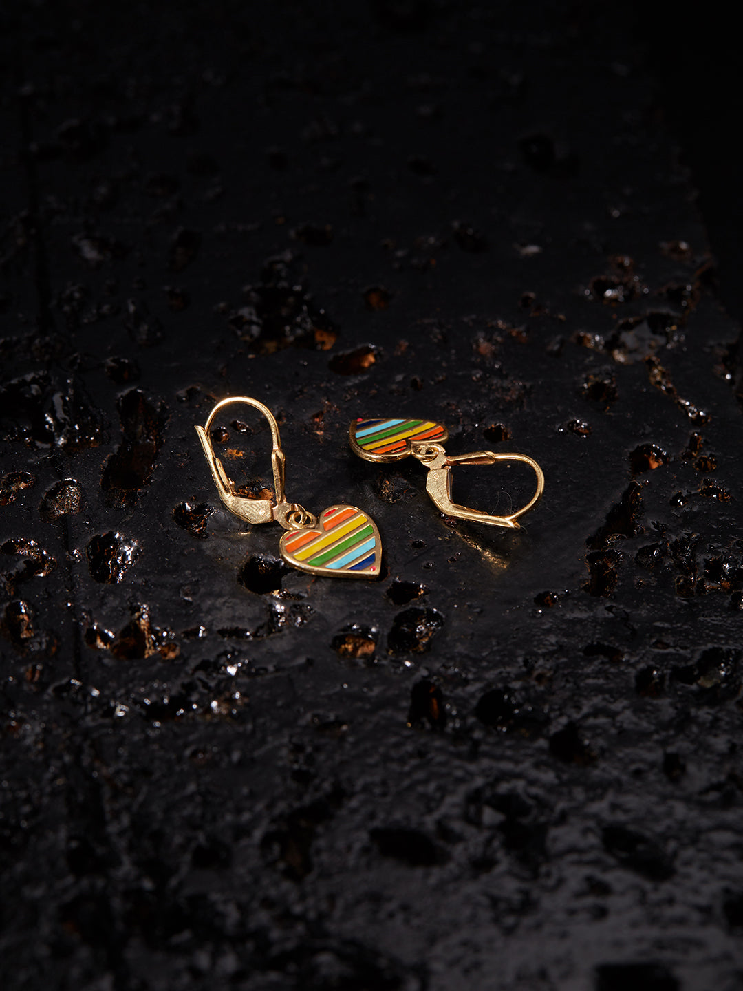 The Rainbow Drop earrings