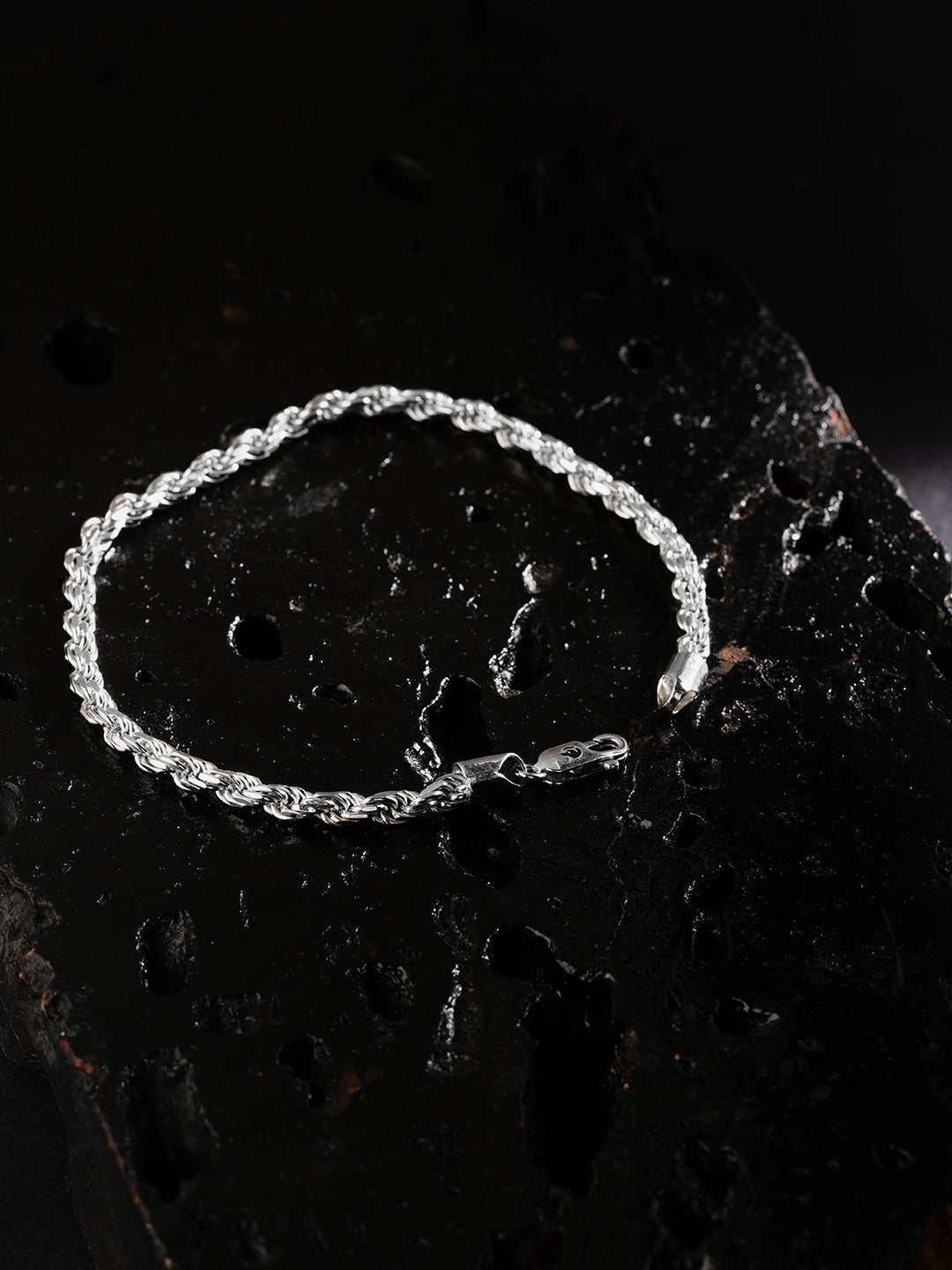 Polished Rope Chain Bracelet