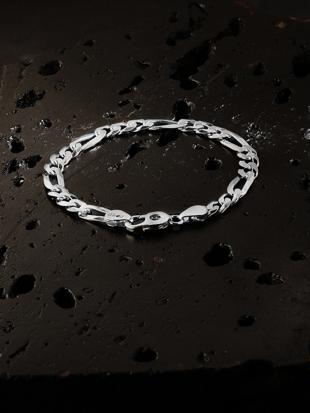 Chiseled Figaro Chain Bracelet