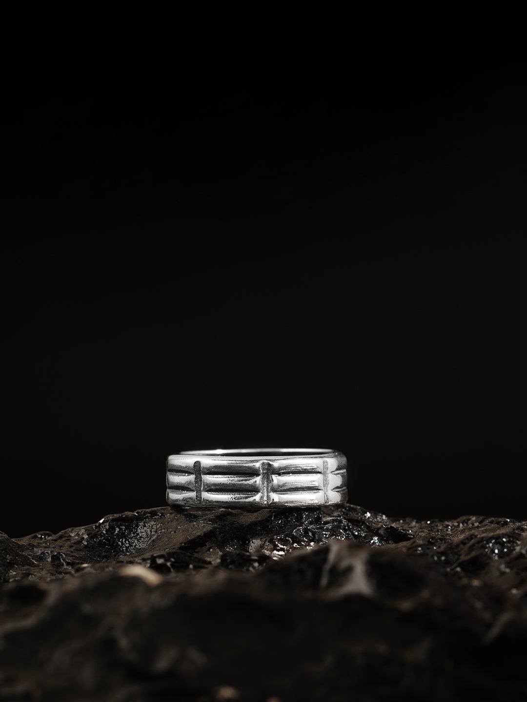 Two Liner Band  Ring