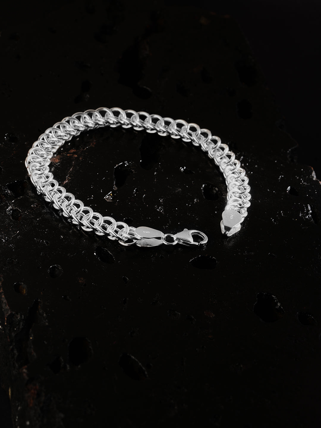 Double Cuban Hollow Bracelet